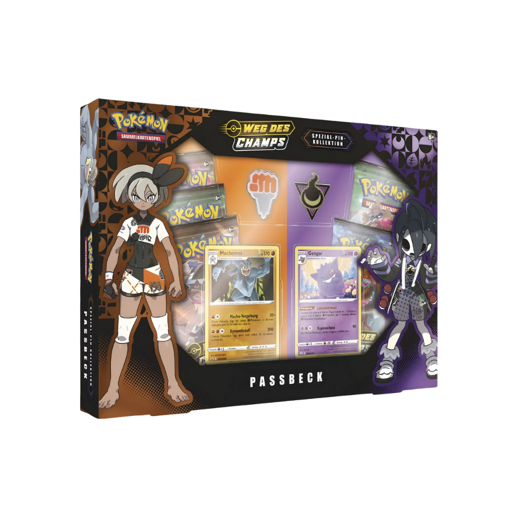 Pokémon - Weg des Champs Passbeck-Arena Spezial-Pin-Kollektion - DE