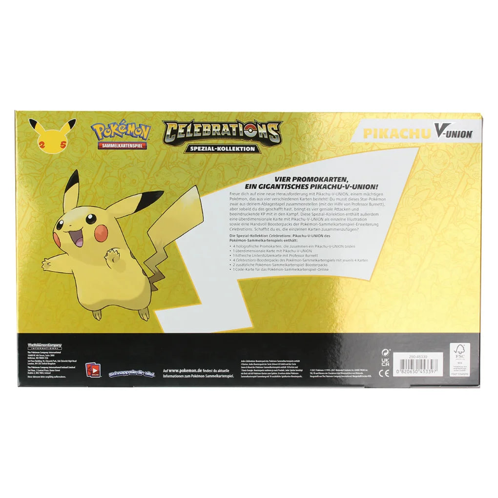Pokémon - Celebrations Pikachu-V-UNION Special Collection - German