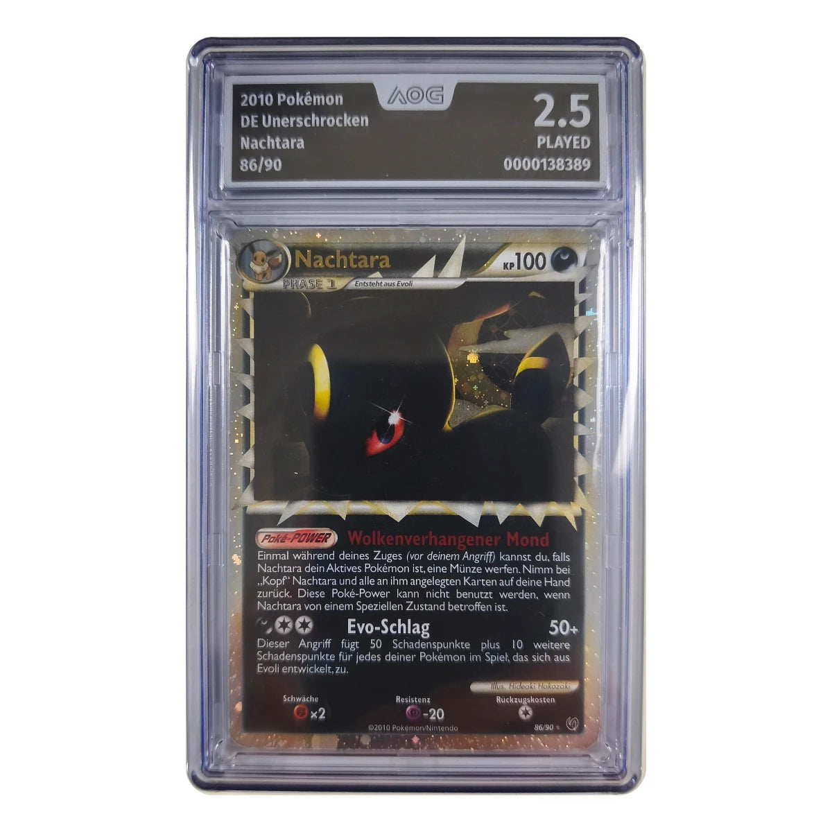 Pokémon - Umbreon Prime #86/90 (Unerschrocken) – AOG 2.5 Played