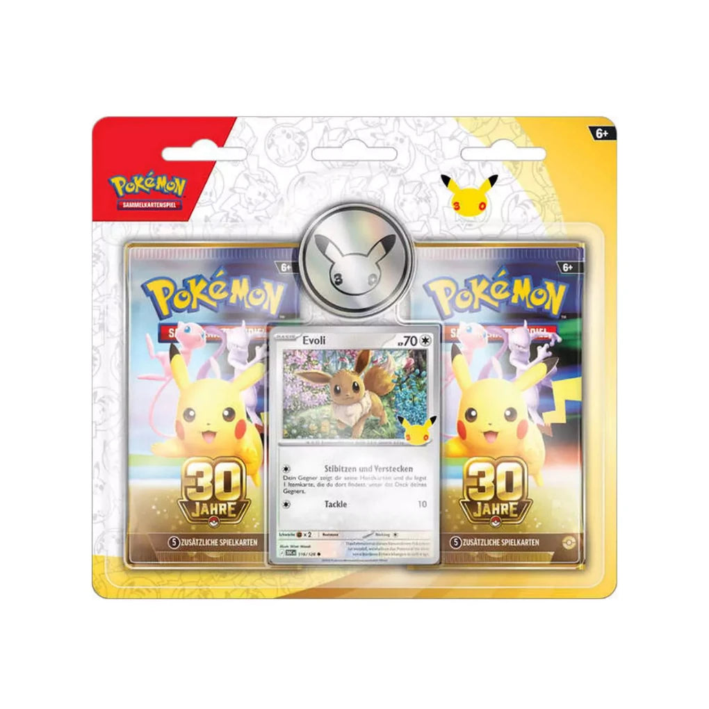 Pokémon - 30 Jahre 2er-Pack-Blister Evoli - DE
