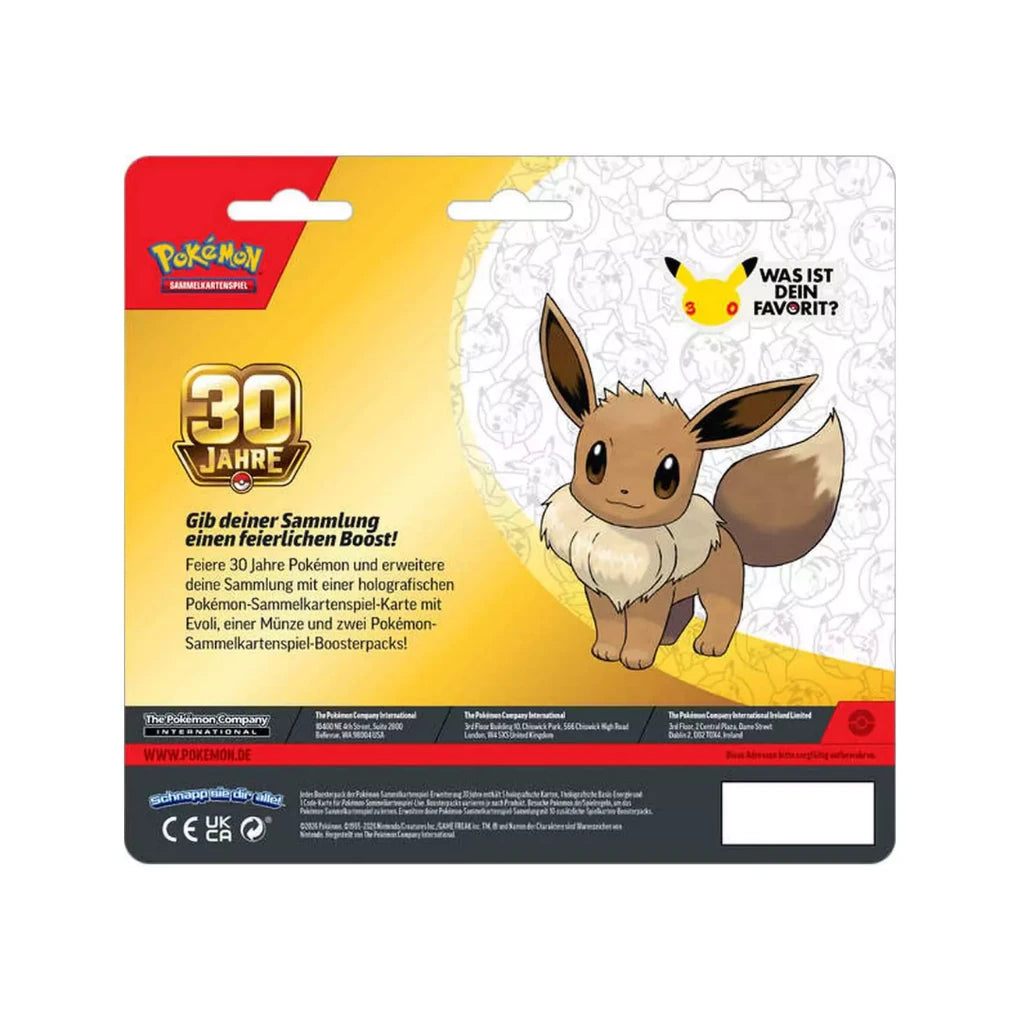 Pokémon - 30 Jahre 2er-Pack-Blister Evoli - DE