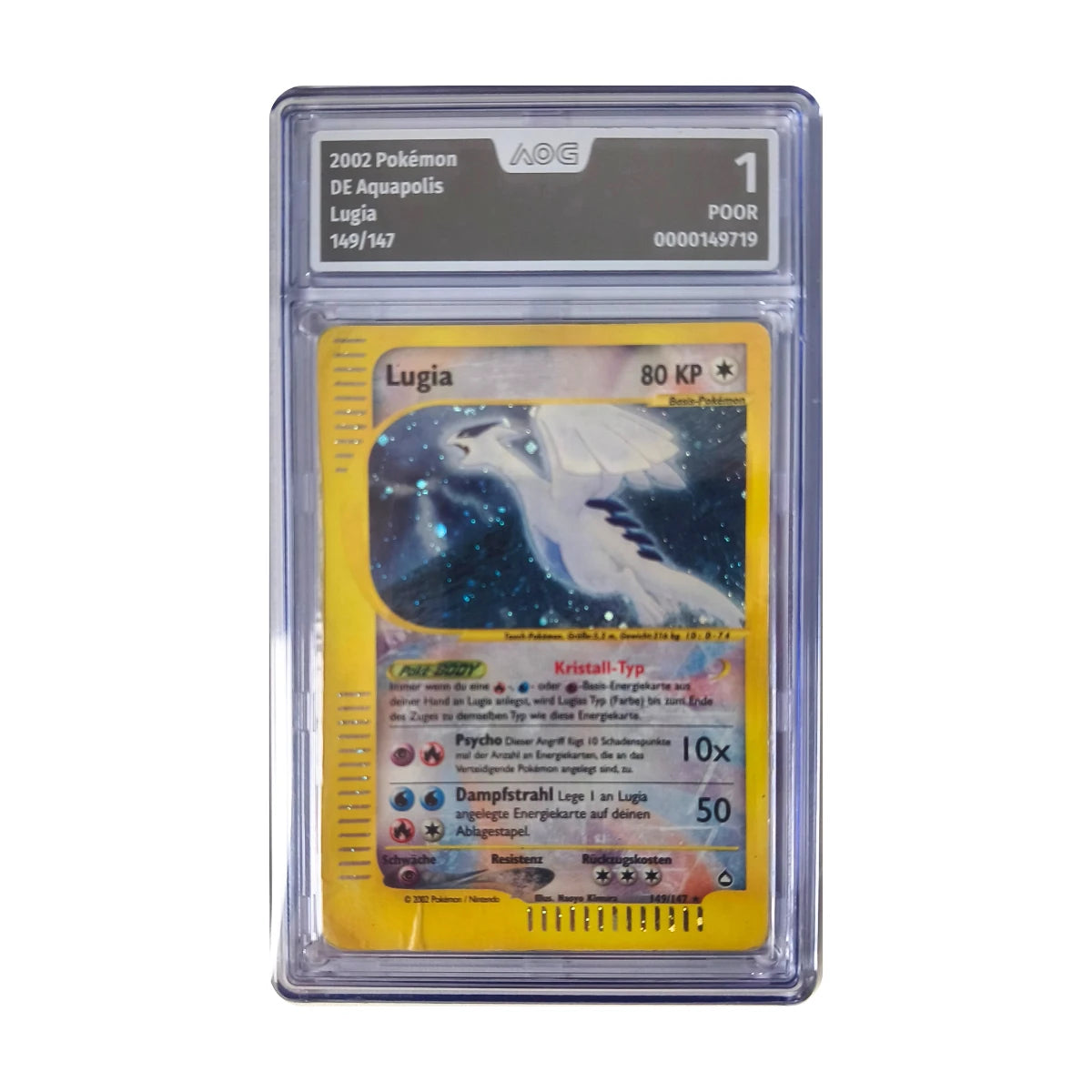Pokémon - Lugia #149/147 (Aquapolis) – AOG 1 Poor