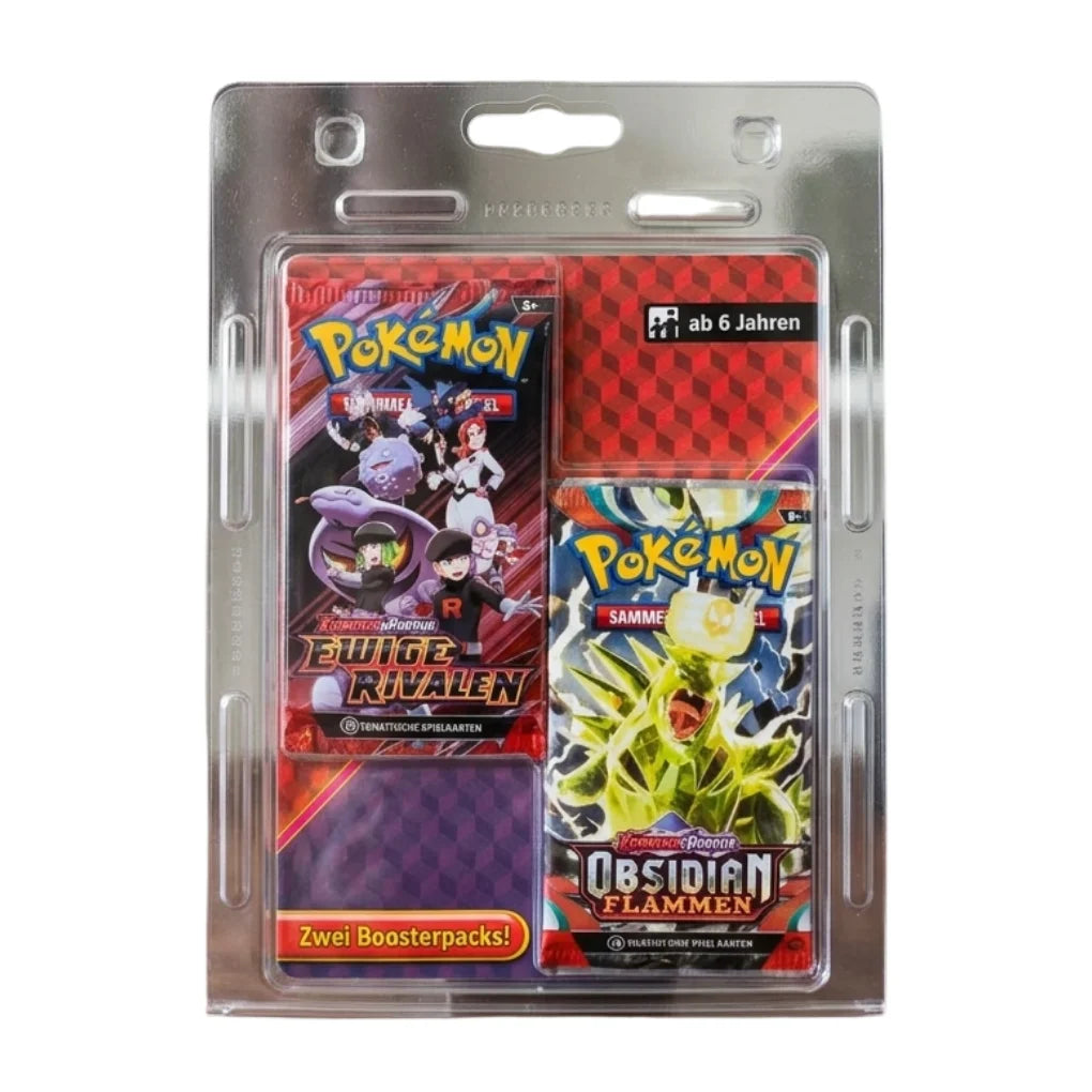 Pokémon - Ewige Rivalen & Obsidian Flames 2-Pack Blister - German