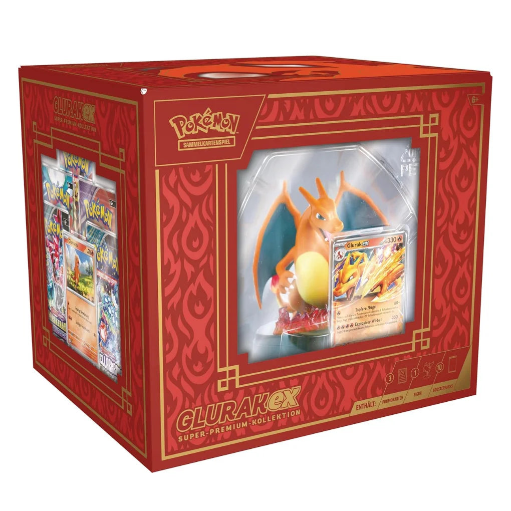 Pokémon - Charizard ex - Super Premium Collection with Figure - German
