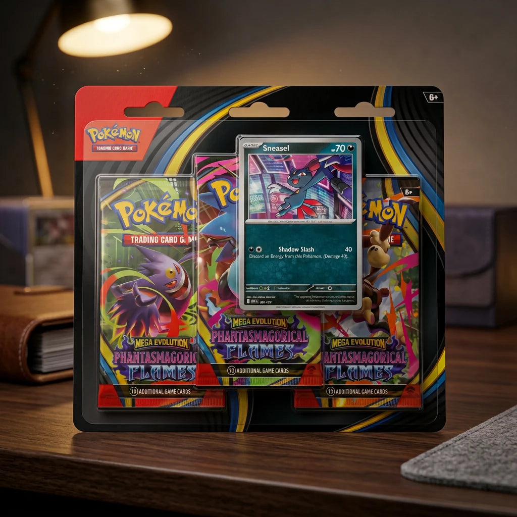 Pokémon - Phantasmal Flames 3-Pack Blister Pack Sneasel English