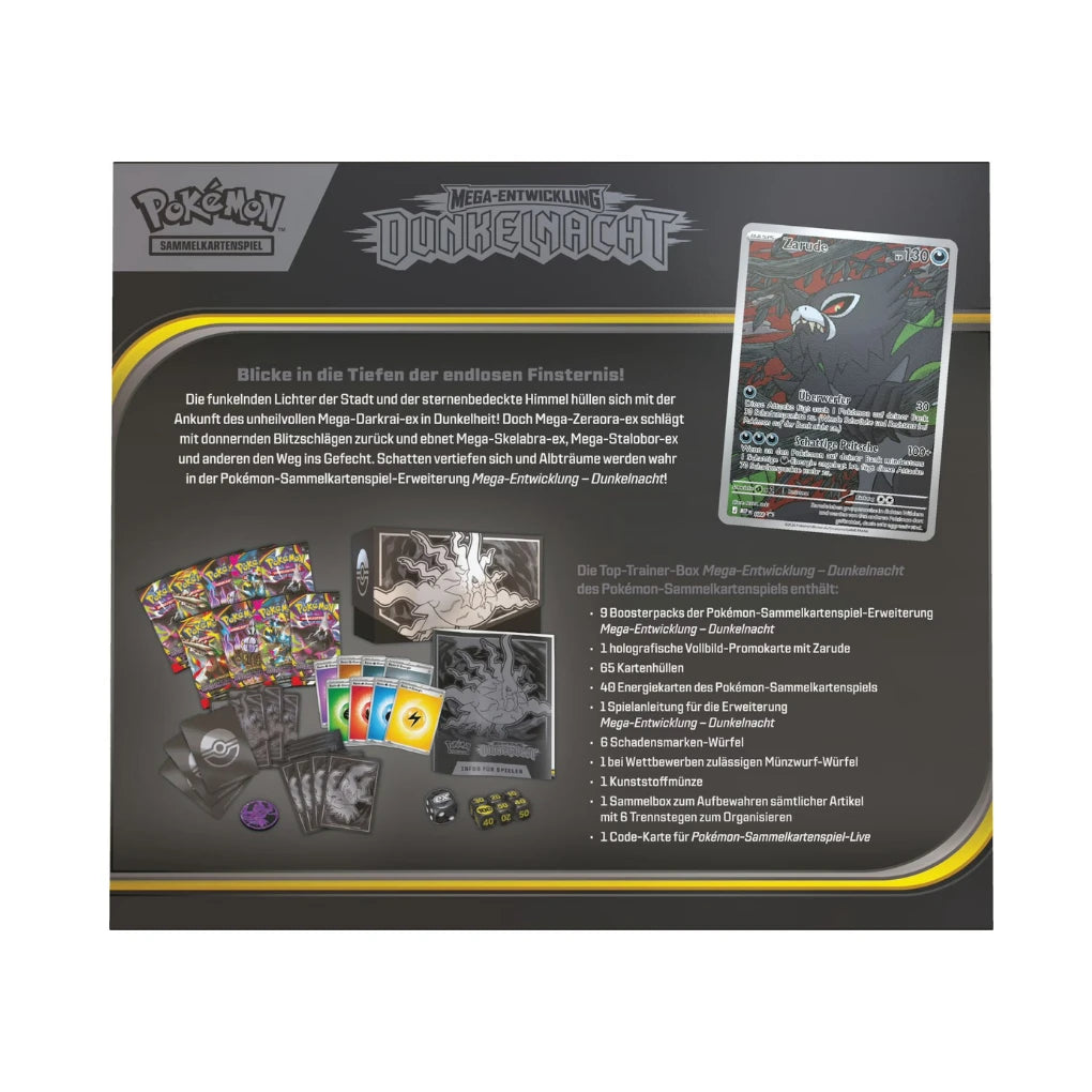 Pokémon - Mega Entwicklung: Dunkelnacht Top Trainer Box - DE