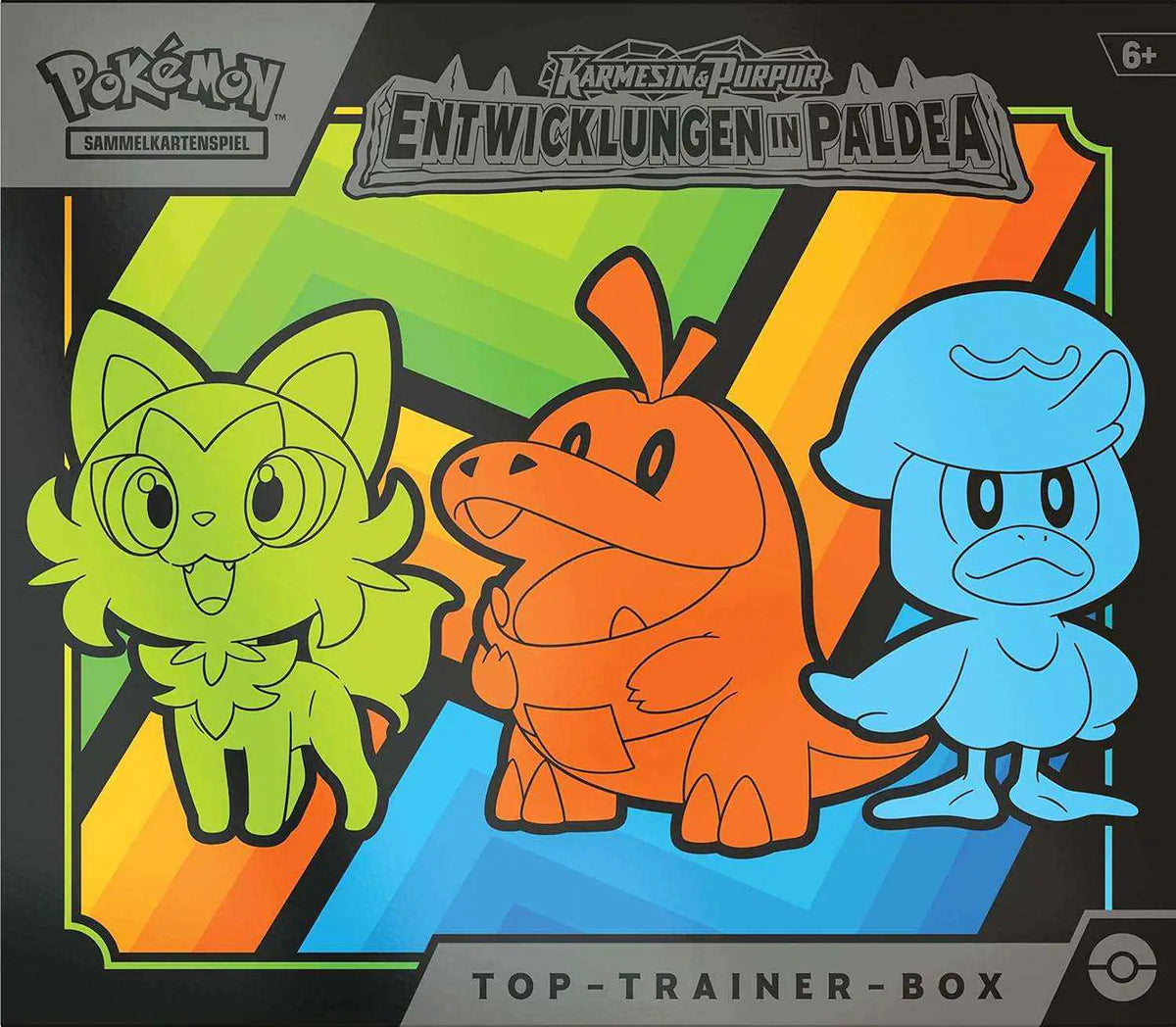 Pokémon - Karmesin & Purpur - Entwicklungen in Paldea - Top-Trainer-Box - DE