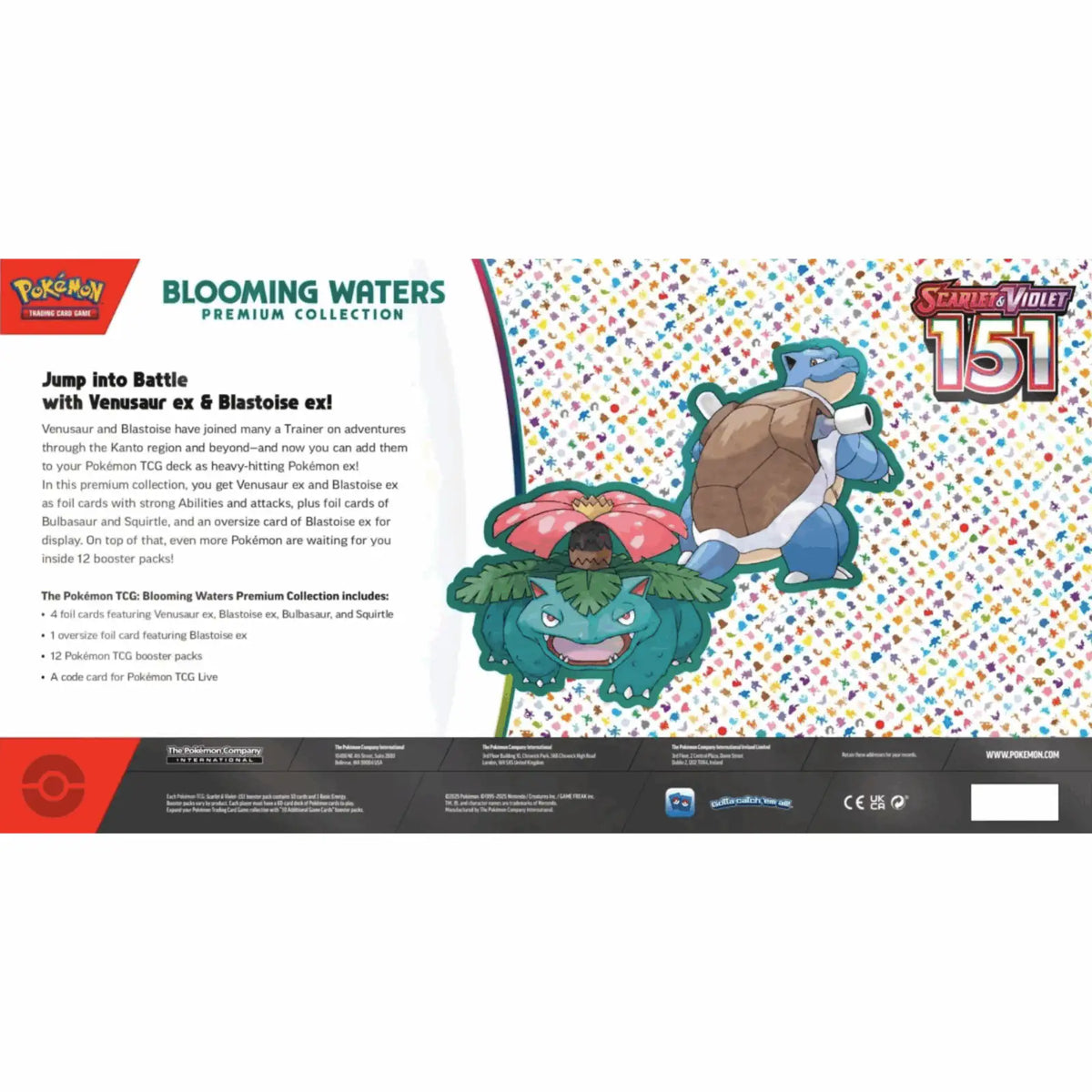 Pokémon - Scarlet & Violet - 151 Blooming Waters Premium Collection Box - EN