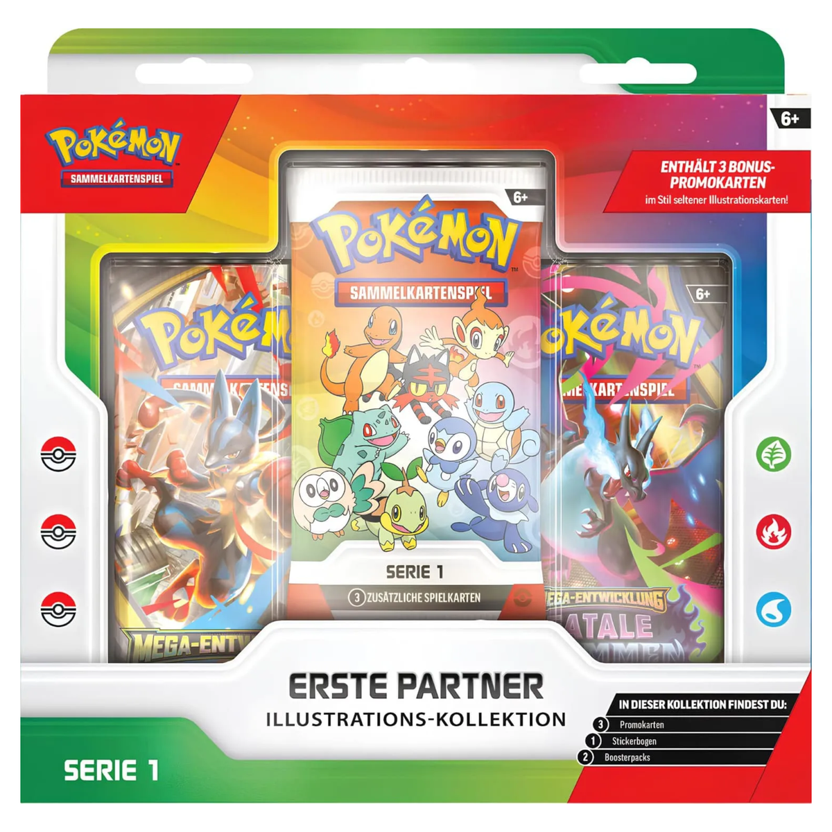 Pokémon - Erste Partner Illustration Kollektion Box Serie 1 - DE