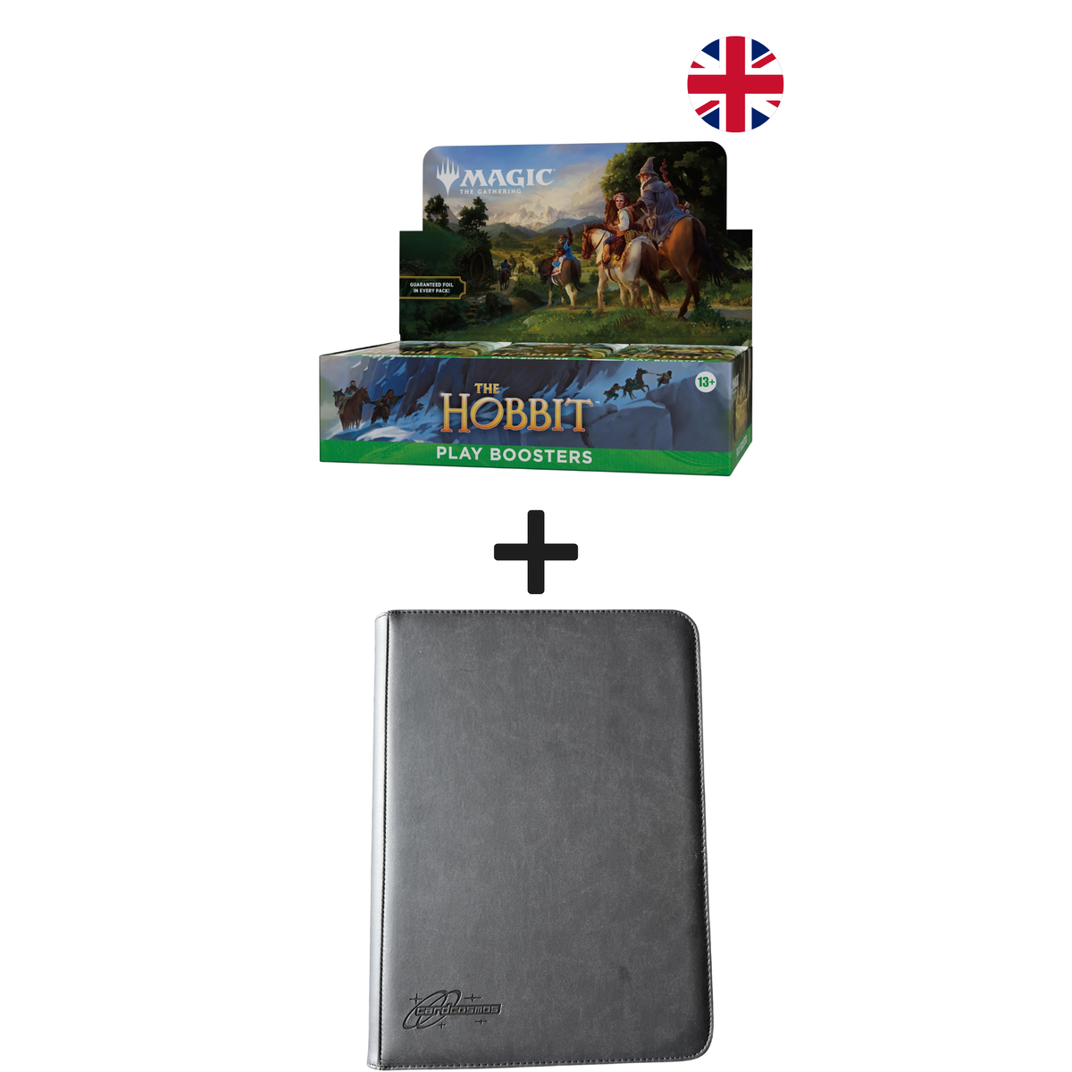 MTG The Hobbit Play Booster Box EN + Premium Binder Schwarz Bundle