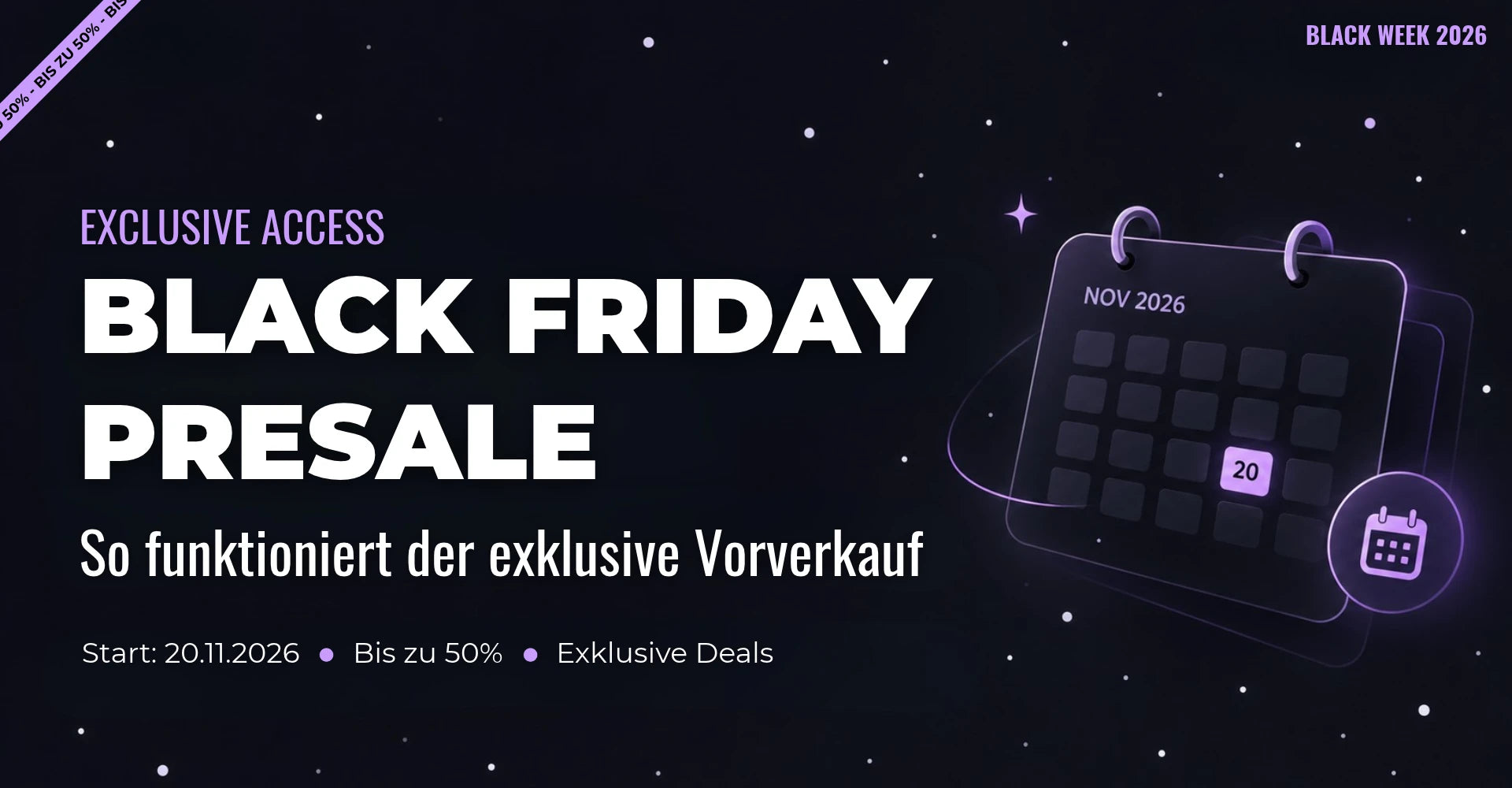 cardcosmos Black Friday presale 2026: starts November 20, up to 50 percent off