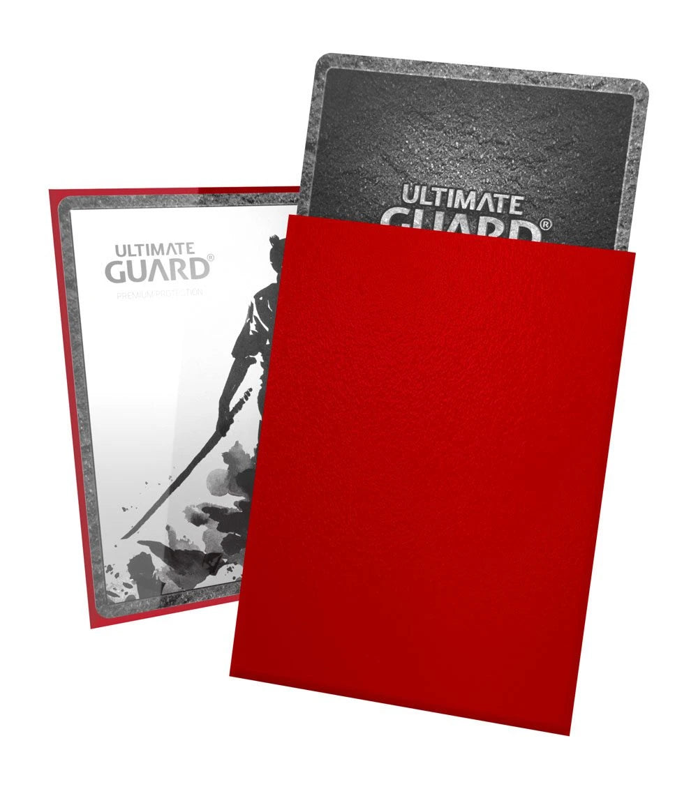 Ultimate Guard - Katana Sleeves Standard Size Rot - 100 Stück