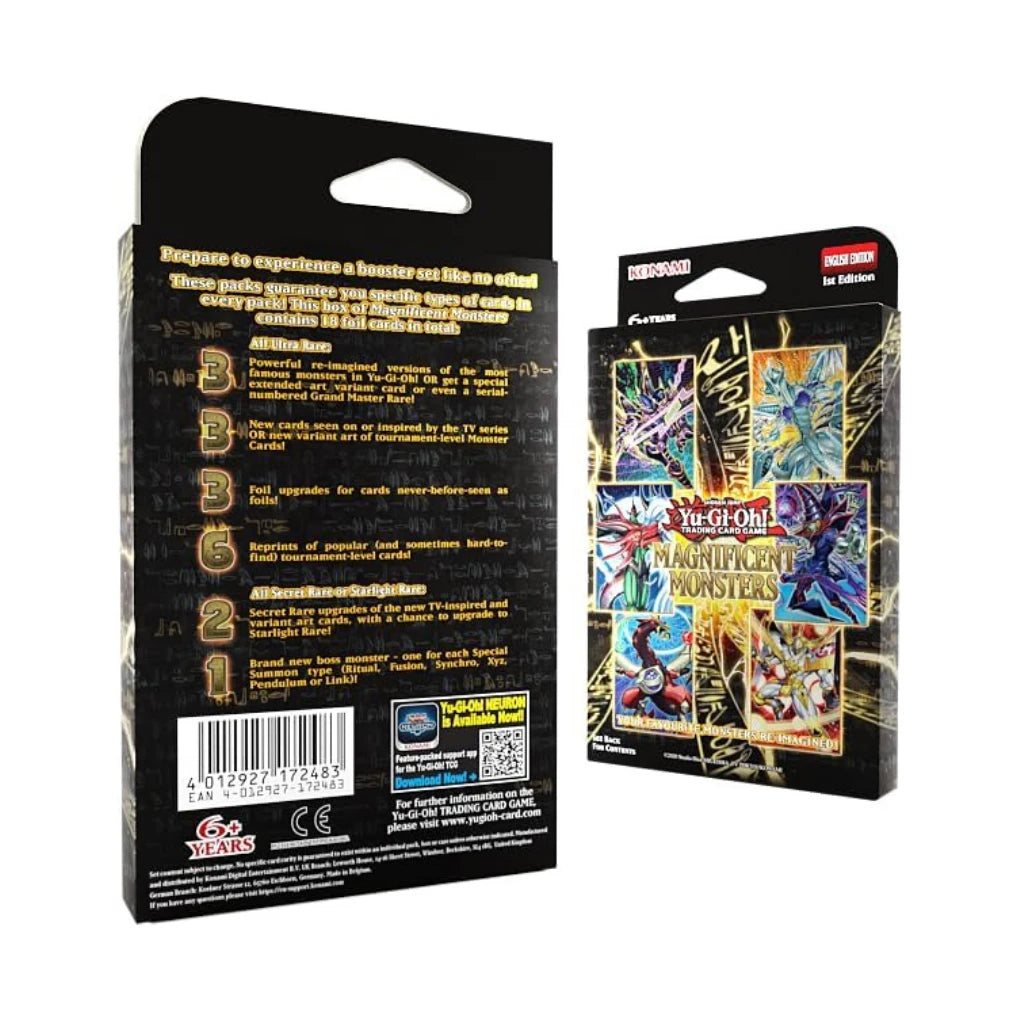Yu-Gi-Oh! - Magnificent Monsters 3 Pack Tuckbox - English