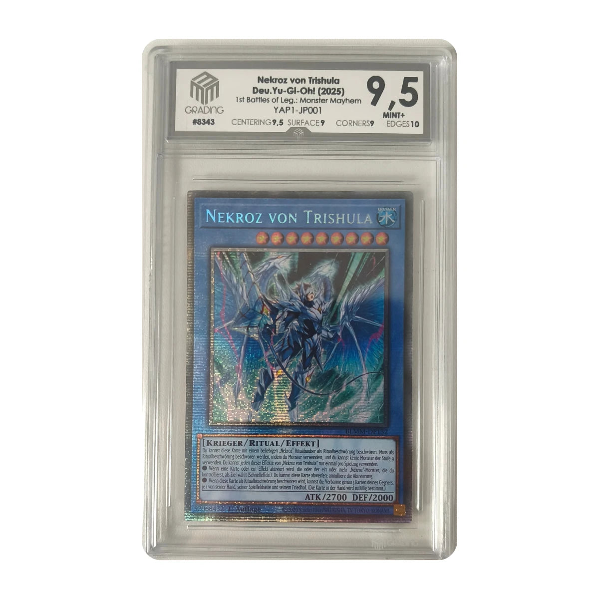 Yu-Gi-Oh! - Nekroz von Trishula YAP1-JP001 (Battles of Legend: Monster Mayhem) – M3G 9.5 Mint+