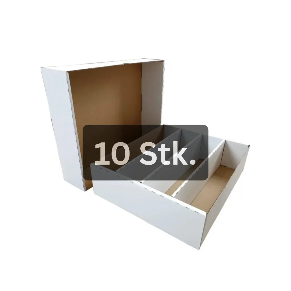 cardcosmos Kartenboxen für 4000 Karten – Storage Boxen mit 4 Reihen