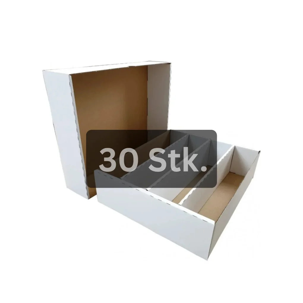 cardcosmos Kartenboxen für 4000 Karten – Storage Boxen mit 4 Reihen