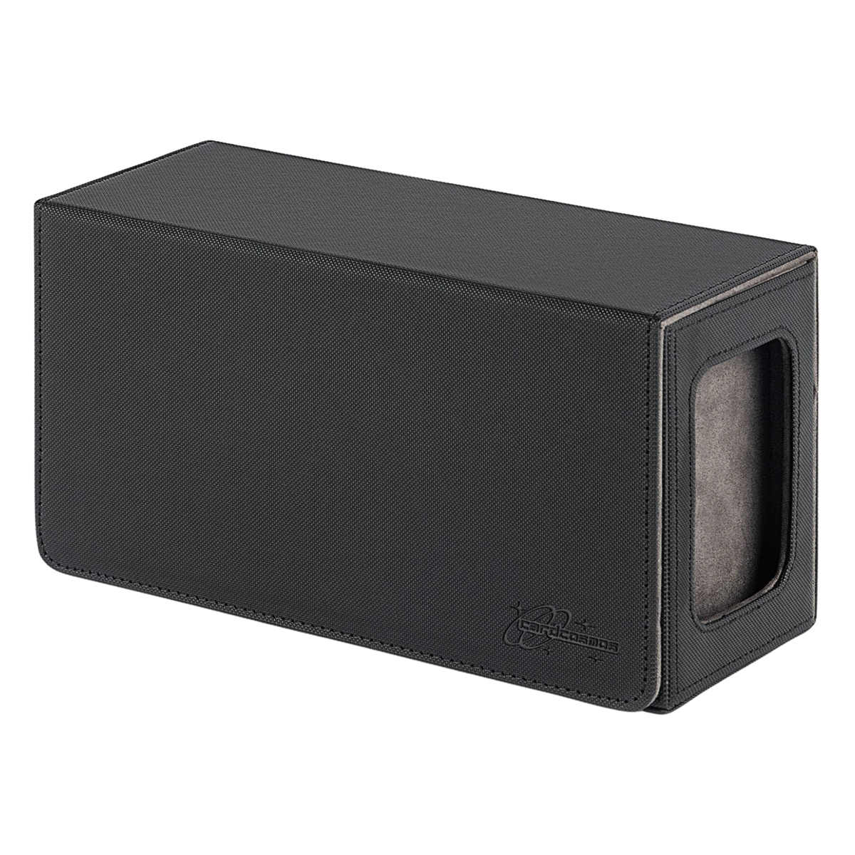 cardcosmos - 200+ Premium Deck Box Dice Tray Schwarz