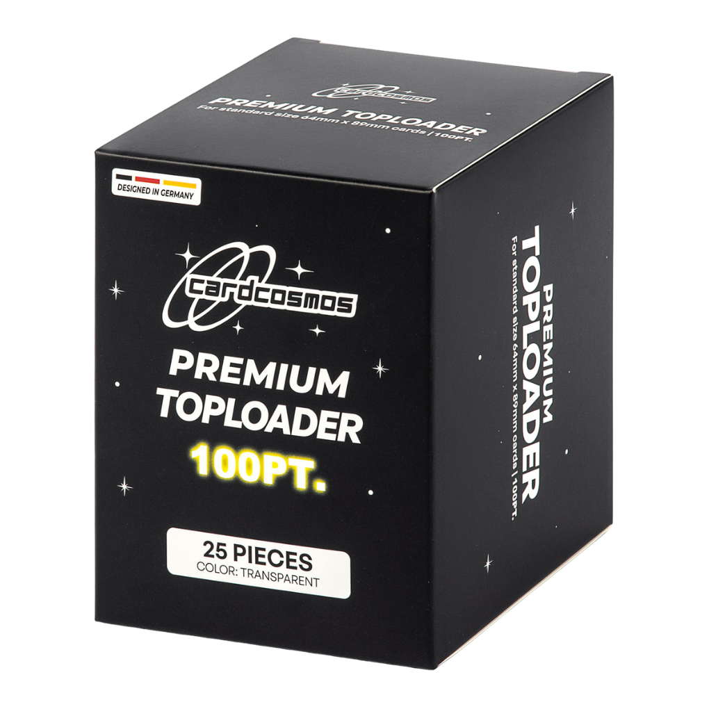 cardcosmos - 3" x 4" Premium Top Loader 100PT | 25 stk