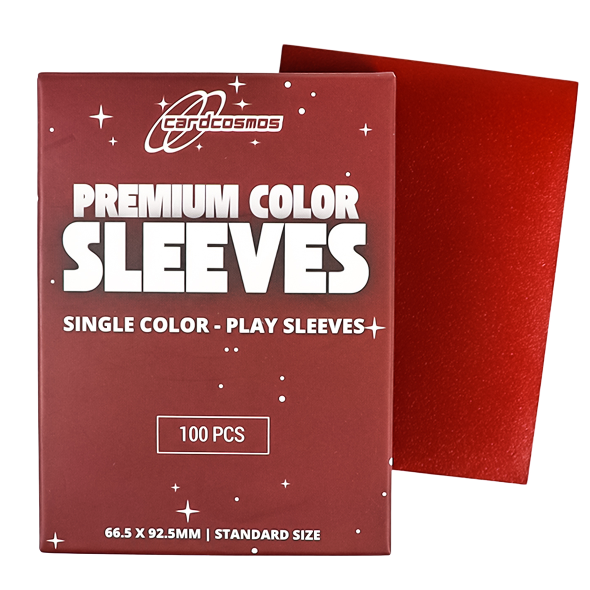 cardcosmos - Premium Matte Sleeves Red | 100stk