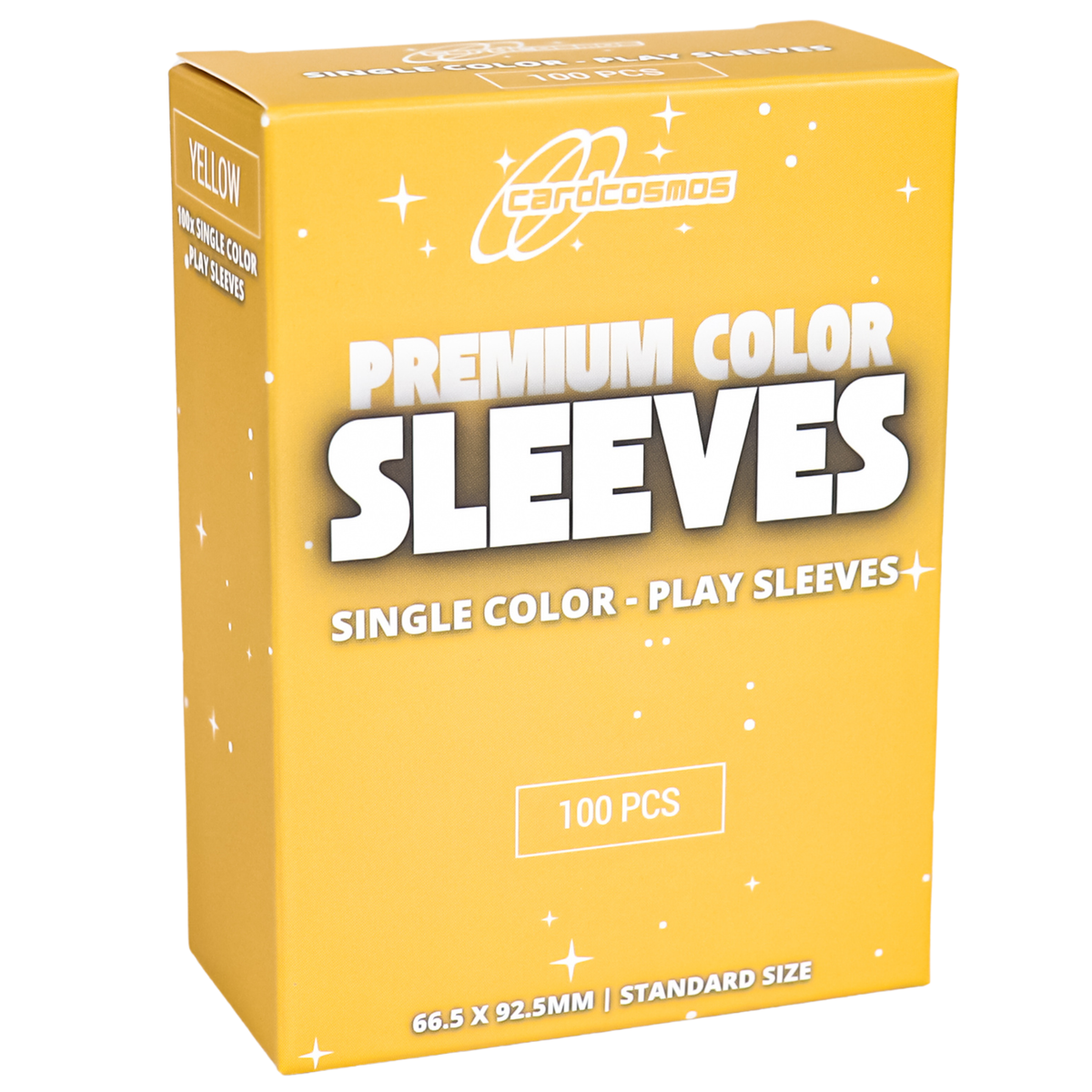 cardcosmos - Premium Matte Sleeves Yellow | 100stk