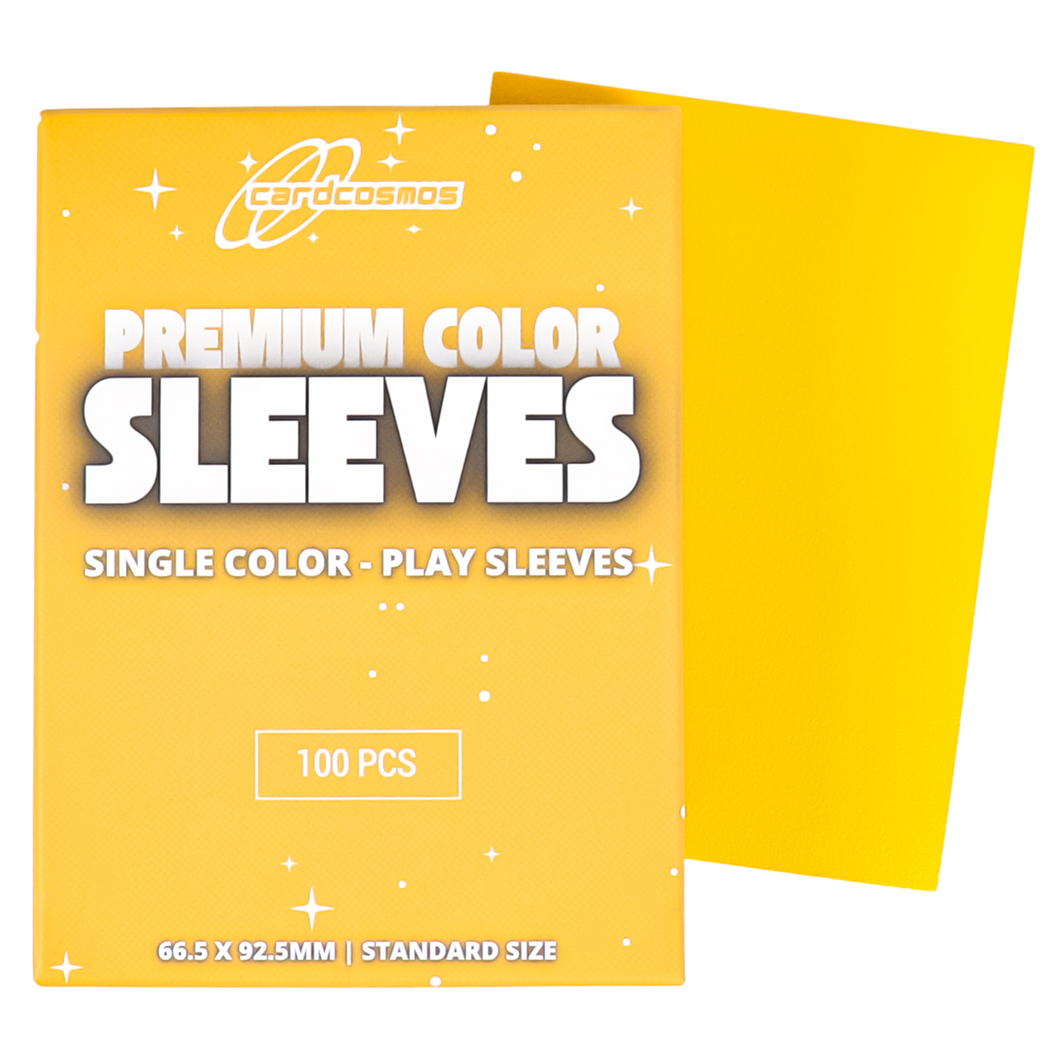 cardcosmos - Premium Matte Sleeves Yellow | 100stk