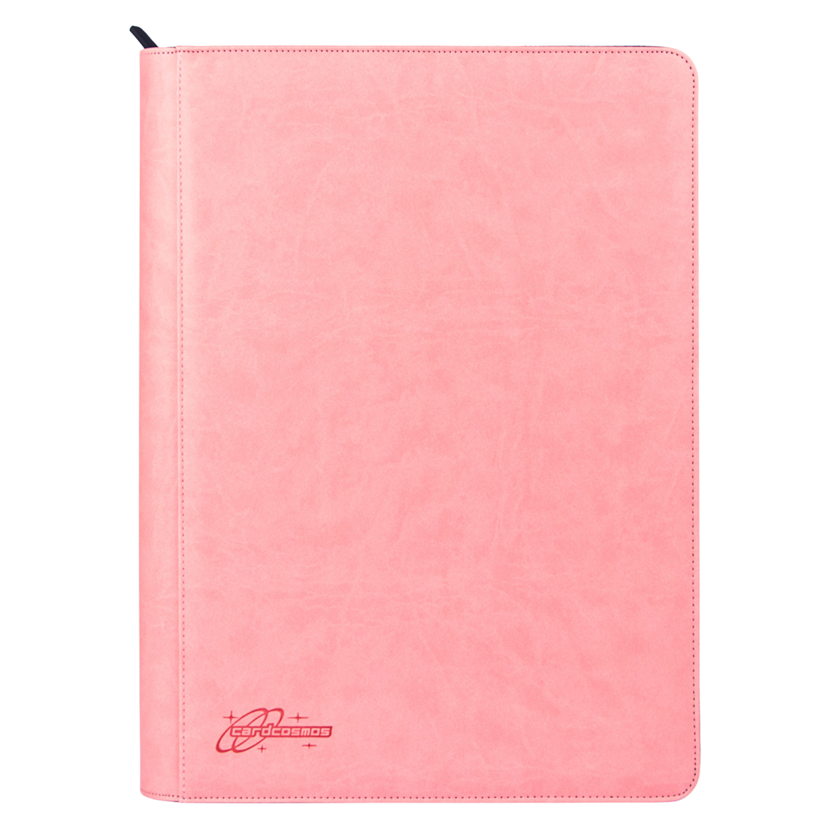 cardcosmos - 16 Pocket Zip Premium XXL Leather Binder - Pink