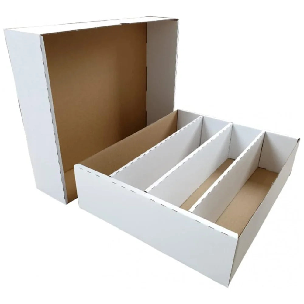 cardcosmos Kartenboxen für 4000 Karten – Storage Boxen mit 4 Reihen