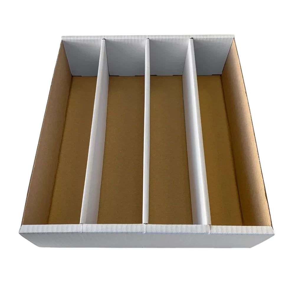 cardcosmos Kartenboxen für 4000 Karten – Storage Boxen mit 4 Reihen