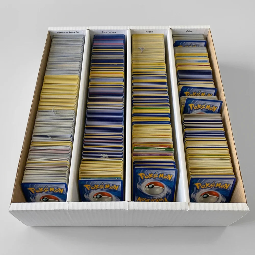 cardcosmos Kartenboxen für 4000 Karten – Storage Boxen mit 4 Reihen