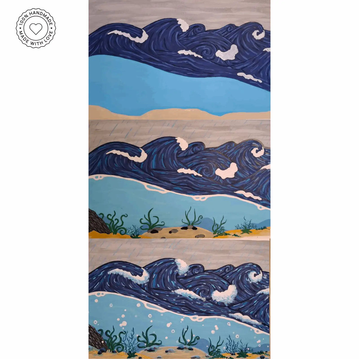 cardcosmos - Artwork 9 Pocket Zip Binder - Rough Seas